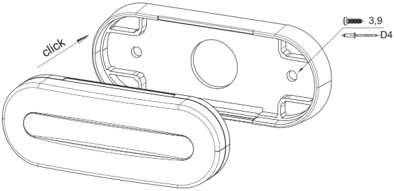 Фонарь габаритный светодиодный Fristom FT-070